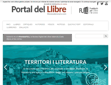 Tablet Screenshot of llibresvalencians.com